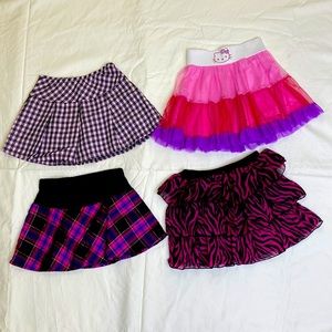 Skirts Bundle of 4 Girls Size 4T